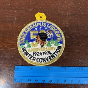 BOA~Tonkawampus Lodge #16, 50 aniversario 1924-1974, Convención de Invierno - Imagen 1 de 2