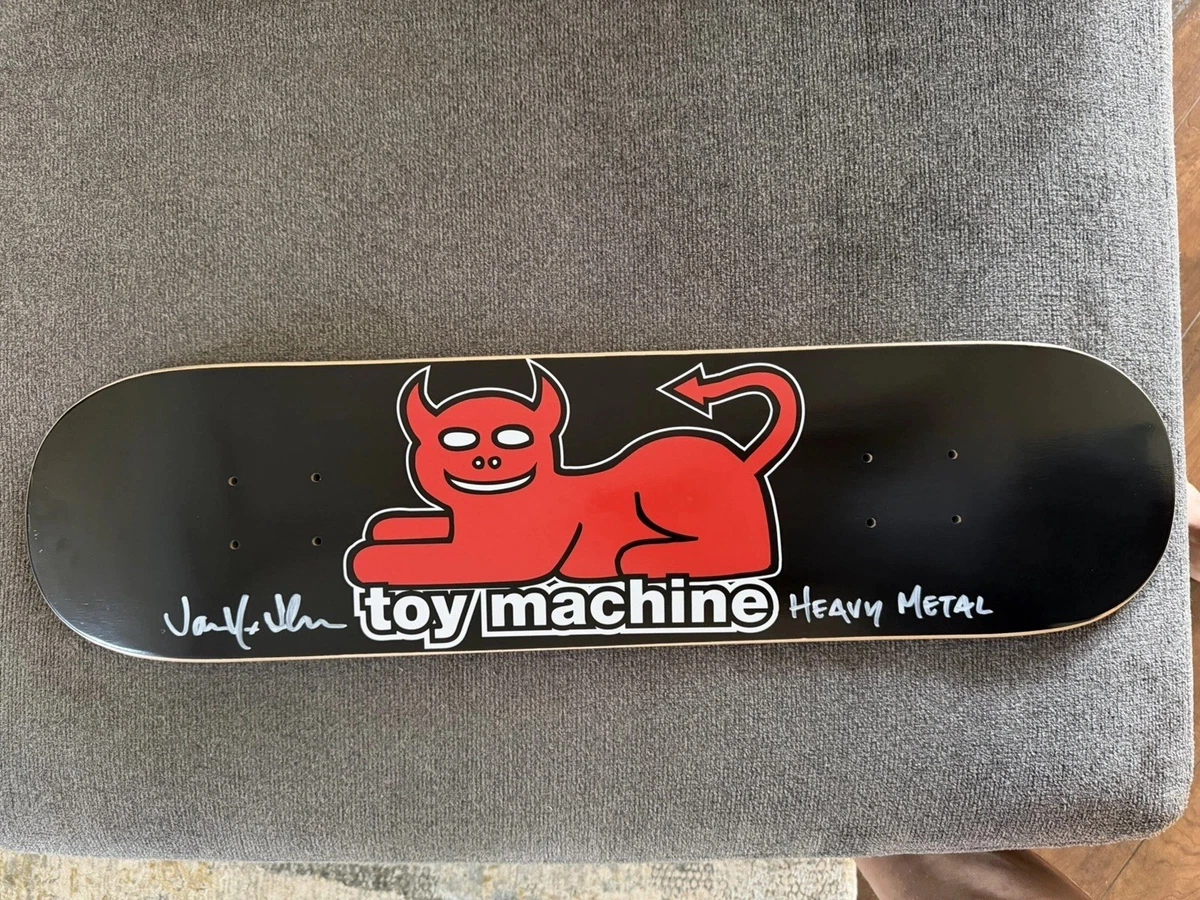 Enoji Skateboard Deck Toy Machine Devil Cat Skateboard Deck