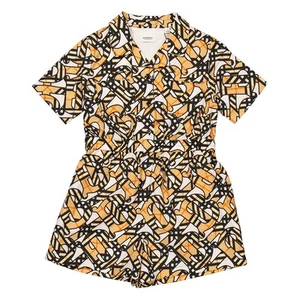 Burberry Girls Meredith Monogram Print Playsuit - Picture 1 of 3
