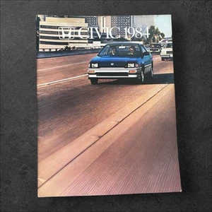 1984 Honda Civic CRX Sedan Wagon Hatchback Sales Booklet 24 Pg Original - Picture 1 of 8