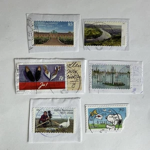 6 Germany stamps~2016-2018~Sanssouci Palace~Steamship Die Weser~Moselle River - Picture 1 of 4