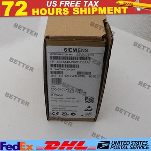 New Siemens 6SE6440-2UC12-5AA1 6SE6 440-2UC12-5AA1 1 Year Warranty Fast Shipping - Picture 1 of 7