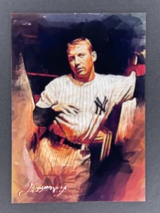Mickey Mantle #64 Edward Vela 2018 Limited ARTIST SIGNED Giclee Print /50 - Picture 1 of 2