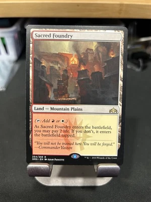 Sacred Foundry Guilds of Ravnica Magic mtg NM, English x1 Magic the Gathering - Image 1 of 2