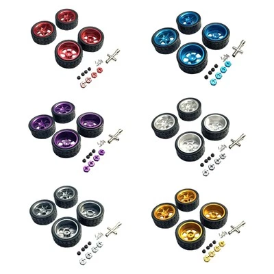 Set di cerchi e pneumatici RC, eleganti dadi ruota M3 per 144001 1:14 1/18 - Immagine 1 di 2