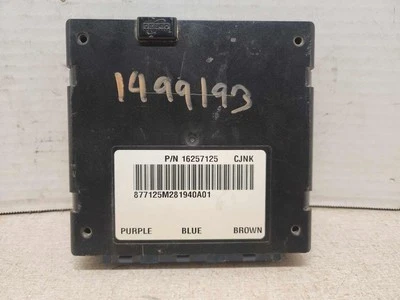 Chevrolet Silverado 1500 1999 2000 carrocería módulo de control tablero izquierdo 16257125 CJNK Foto 1 de 4