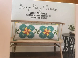 Two Bench Pillow Kits One is May Flowers the other is Cupids Arrow - Picture 1 of 2