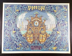 Phish Poster Pittsburgh 2025 Owen Murphy Signed AP Pererson Events Summer Tour - Picture 1 of 9