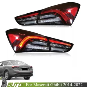 1Set Rear Lamp Rear Tail Lights Assembly DRL LED For Maserati Ghibli 2014-2022 - Picture 1 of 15