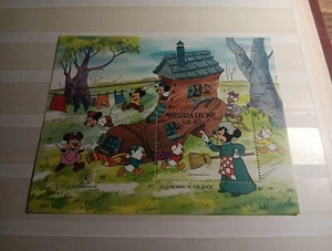 SELLOS POSTALES BLOQUE DISNEY SIERRA LEONA MNH (DISNEY17) - Imagen 1 de 2