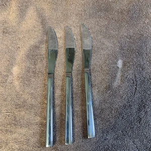 Lot of 3 Pottery Barn Stainless Flatware Luna Knives 8-3/4” - Picture 1 of 4