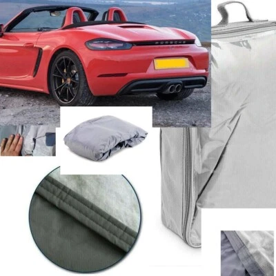 TELO COPRIAUTO TELATO FELPATO PER PORSCHE BOXSTER 718 ANNO 2016 IMPERMEABILE ANT - Immagine 1 di 4