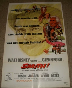 Smith 1969 Póster de película original de Disney Glenn Ford una hoja 27x41 - Imagen 1 de 6