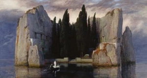 Oil Painting repro Arnold Bocklin Isle of the Dead: Third version, 1883 - Picture 1 of 1