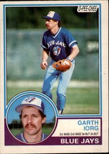1983 O-Pee-Chee Toronto Blue Jays Baseball Card #326 Garth Iorg