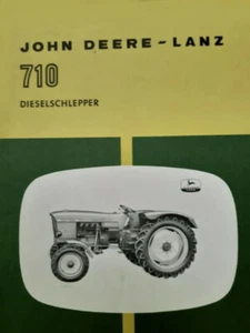 Betriebsanleitung für John Deere-LANZ Traktor 710 Schlepper CD-Rom Handbuch - Bild 1 von 3