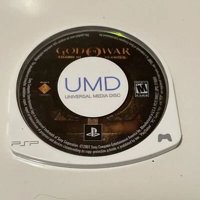 Sony God of War Chains of Olympus (PSP, 2008) Video Game - UMD Disk only - Image 1 of 2