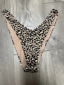 Maillot de bain femme Aerie Cheekier bas de bikini moyen guépard - Photo 1/3