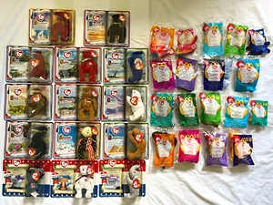Komplettsatz McDonalds Ty Teenie Beanie Babys 2000 mit Dinosaurier Legenden Bären - Bild 1 von 11