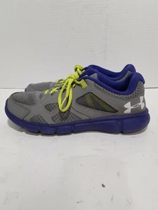 UNDER ARMOUR GRAY/BLUE RUNNING LADIES 10 SHOES - Picture 1 of 5