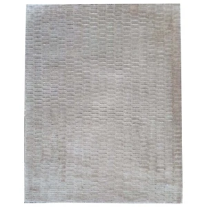 Alfombra de seda de bambú moderna telar a mano diseño Gabbeh (talla 2,1 x 3,0) Brrsf-1710 - Imagen 1 de 6
