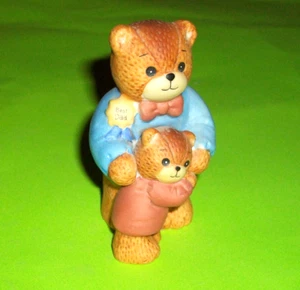 ⭐ VINTAGE ENESCO LUCY RIGG & ME BEAR BEST DAD FIGURE 1986 - Picture 1 of 2