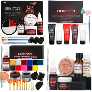 Kit trucco Halloween professionale collezione speciale FX Trauma Pro SFX kit trucco molti - Foto 1 di 34