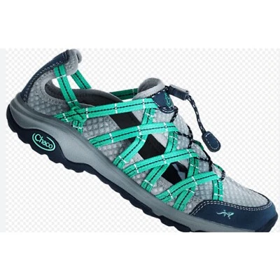 Chaco Sz 6 Women's Water Shoes Athletic Walking Hiking Comfort Lace Up Gray - Image 1 of 4