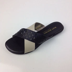 Matt Bernson Special Project Black Leather Sandal, size 6.5 Wide. - Picture 1 of 4