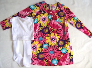 Mädchen 6-8: SCHÖN NEU MIT ETIKETT ~ HANNA ANDERSSON ~ 120 BLUMENKLEID & NEU OHNE STRUMPFHOSE Etikett $ 46,00 - Bild 1 von 3
