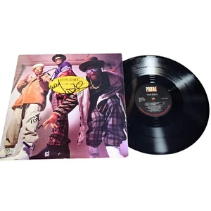 Run DMC Signed Vinyl Whats It All About The Ave 12" Single Beckett Rap Hip Hop - Picture 1 of 10