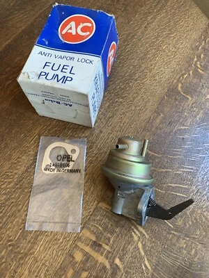 Топливный насос переменного тока Delco новый из старых запасов от оригинального производителя подходит для Opel Ascona Manta Kadett и Olympia - Изображение 1 из 4