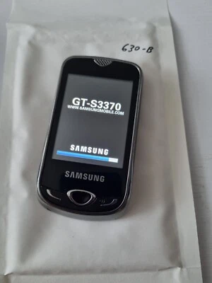 Samsung Corby GT-S3370 - Black Unlocked Mobile Phone 1.3MP Camera MP3 Player - Image 1 of 2