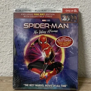 🕷️ Spider-Man No Way Home (4K ULTRA HD + BLU-RAY) 🆕SEALED - Picture 1 of 2