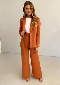 Kookai Oyster Blazer Desert Rust Jacket Size 40 Exc Condition Hardly Worn - Picture 1 of 6
