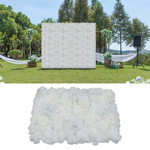 Silk Artificial Flower Wall Panel Wedding Flower Pillar Stage Floral Decor NEW - Picture 1 of 12
