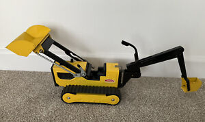 Vintage Tonka T6 T-6 Digger Excavator  Yellow and Black 