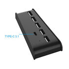 Abs 6-port Extend Usb Hub Adapter Splitter For Sony Ps5 Ps4 Pro Game Console