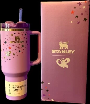 Vaso Olivia Rodrigo GUTS X Stanley Quencher 40 OZ Purple Stars H2.O SIN ABRIR Foto 1 de 4