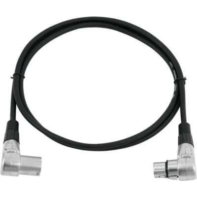 OMNITRONIC Cavo WWX-15, 1,5m, Angolo XLR m/f, Sym, Angolato | Nuovo