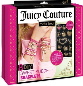 Juego de diseño de pulsera grande Juicy Couture gamuza dulce 223 piezas ¡8 pulseras! - Imagen 1 de 5