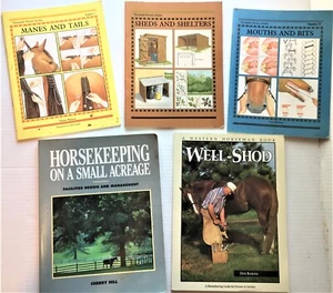 Lot of 5 Books on Horse Ownership, First Horse and Stable keeping, Problems -Fun - Picture 1 of 16