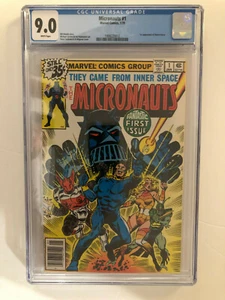 THE MICRONAUTS (1979) #1 CGC 9,0 EN ESTADO BASTANTE BUENO/CASI NUEVO PRIMERA APARICIÓN BARON KARZA BUG MICRONS - Imagen 1 de 2