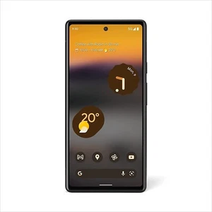 Google Pixel 6a Smartphone, Android, 6.1”, 5G, SIM Free, 128GB, Charcoal - Afbeelding 1 van 8