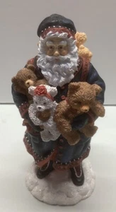 Pipka Reflections of Christmas Teddy Bear Santa #13920 6” - Picture 1 of 15