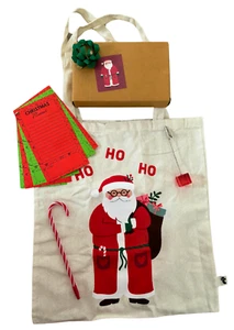  Secret Santa. Ready to gift. 'Xmas Sorted' Tote bag, planner, pen, memo holder - Picture 1 of 12