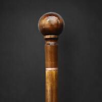 Hiking Wooden Baston Red Carved Cane Handmade Derby Walking Stick for Gift