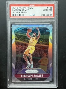 🔥 2015 PANINI PRIZM LEBRON JAMES #125 SILVER PRIZM SSP GEM MINT PSA 10 🔥 - Bild 1 von 6
