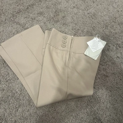 Bienzoe Niñas Escuela Color Caqui Uniforme Pantalón Pierna Recta Vestido Pantalón Talla 4 Foto 1 de 4