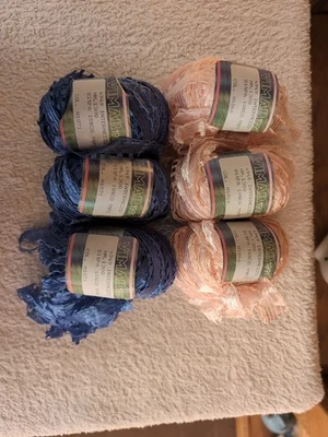  "Intermezzo" Yarn  Vimar 1991. Color: N1046 And N1071. Mixed Lot Of 6. As Pict - Image 1 of 4